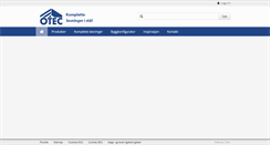 Desktop Screenshot of otec.no